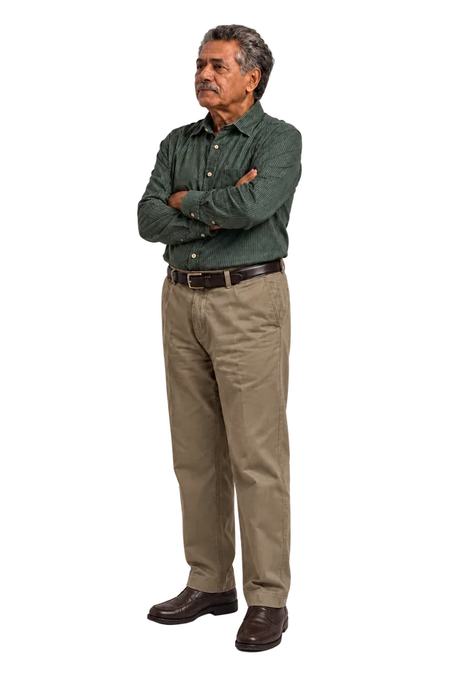 Full-length portrait of Carlos